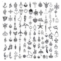 Free Ship 600 pieces tibet silver clevis charms 16x9mm  #114 