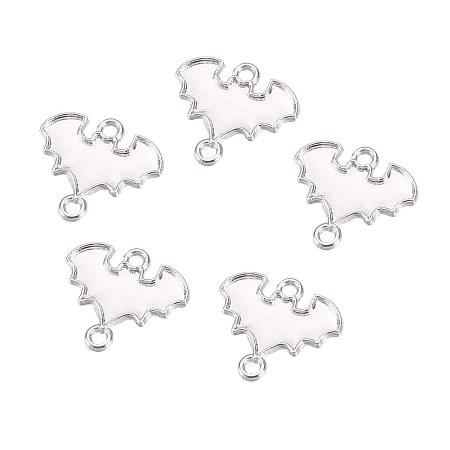 ARRICRAFT 100pcs Bat Shape Alloy Links Metal Link Beads for Bracelet Necklace Jewelry Making, Antique Silver