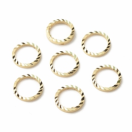 Honeyhandy Brass Linking Rings, Long-Lasting Plated, Cadmium Free & Lead Free, Round Ring, Real 24K Gold Plated, 8x1mm, Inner Diameter: 6mm