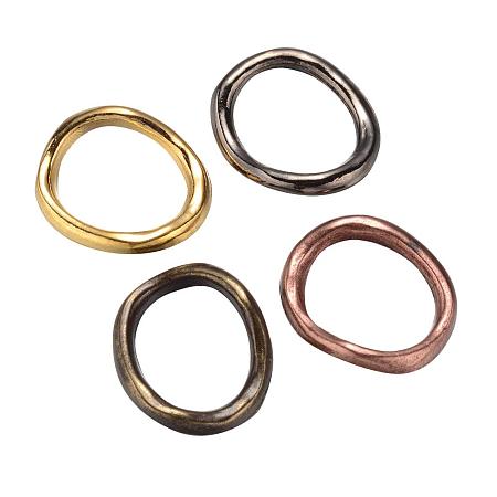 ARRICRAFT Brass Links, Tree Branch, Mixed Style, Mixed Color, 24.5~43x10~16x1.5~2mm, Hole: 1~1.5mm
