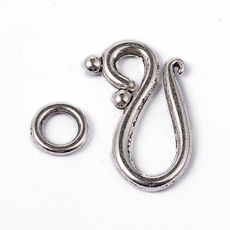 ARRICRAFT 40 Sets 20.5mm Drop Tibetan Silver Toggle Clasps Lead Free and Cadmium Free