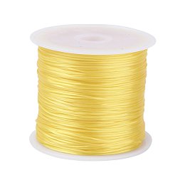 Wholesale PandaHall 1 Roll 0.8mm Thick Elastic Fibre Wire Black Elastic  Stretch Threads Beading String Cord for Bracelets Necklace Jewelry Making  60m 