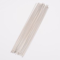 Honeyhandy Steel Beading Needles, about 0.7mm thick, 121mm long, approx 25~30pcs/bag