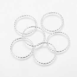 Honeyhandy Tibetan Style Alloy Linking Rings, Ring, Antique Silver, Cadmium Free & Lead Free, 30x2mm, Inner Diameter: 26mm