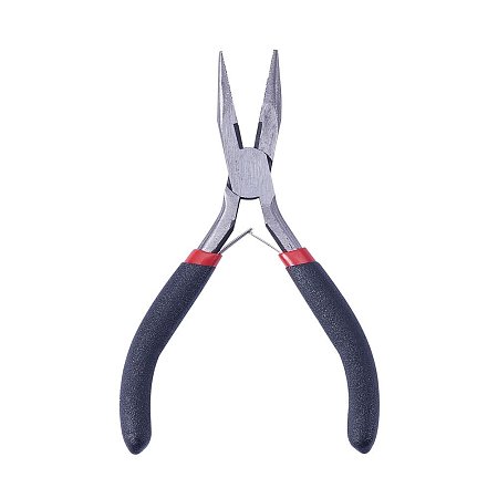 ARRICRAFT 1 Piece Carbon-Hardened Steel Needle Nose Wire Cutter Pliers Beading Jewelry Tool for Craft Starters Size 13cm Length in Black