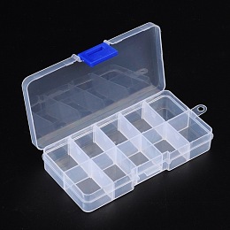 Clear Plastic Clear Beads Storage Containers With Flip Top Lid For DIY Art  Craft Jewelry Nail Accessory Storage And Organizer, 10 Packs. 