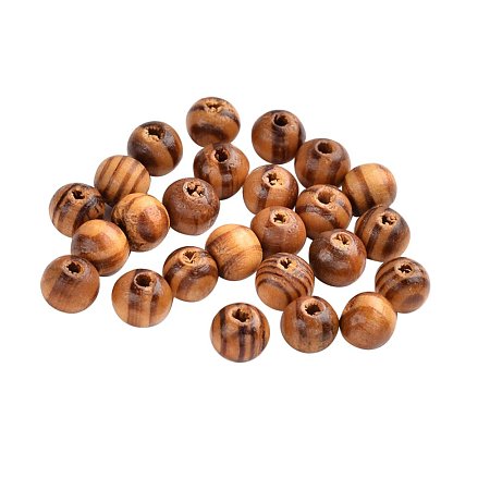 NBEADS Round Wood Beads Lead Free Burly Wood for Jewelry Making 6000pcs 1000g