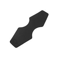 Honeyhandy Plastic Card, Black, used for headwear and pendants, 122mm long, 46mm wide