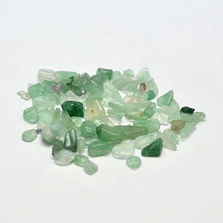 ARRICRAFT Natural Green Aventurine Chip Beads, No Hole/Undrilled, 2~8x2~4mm, about 170pcs/10g