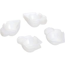 Silicone Stirring Bowl, For UV Resin, Epoxy Resin Jewelry Making, White, 64x39.5x20mm