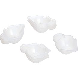 Silicone Stirring Bowl, For UV Resin, Epoxy Resin Jewelry Making, White, 64x39.5x20mm