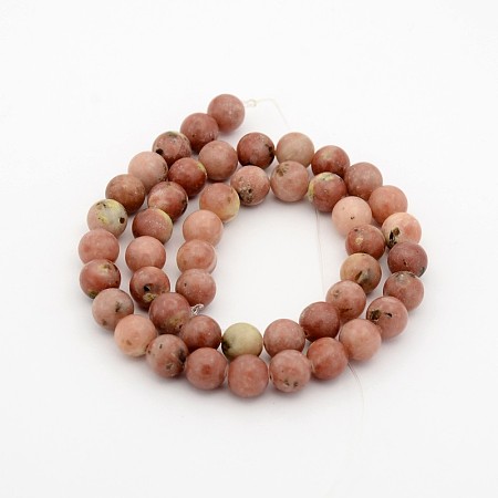 Arricraft Natural Gemstone Round Bead Strands, 4mm, Hole: 0.7mm, about 98pcs/strand, 15.7 inches