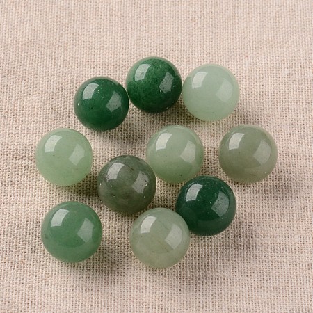 ARRICRAFT Natural Aventurine Beads Round Ball Beads, Gemstone Sphere, No Hole/Undrilled, 16mm