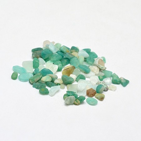 Arricraft Natural Amazonite Chip Beads, No Hole/Undrilled, 2~8x2~4mm, about 170pcs/10g