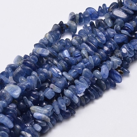 Arricraft Natural Kyanite/Cyanite/Disthene Chip Beads Strands, 5~14x4~10mm, Hole: 1mm, about 15.5 inches~16.1 inches
