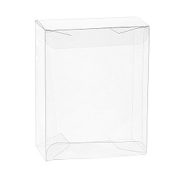 Transparent PVC Box Candy Treat Gift Box, for Wedding Party Baby Shower Packing Box, Rectangle, Clear, 10.8x8.5x4cm; 30pcs/set