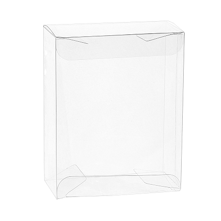 Transparent PVC Box Candy Treat Gift Box, for Wedding Party Baby Shower Packing Box, Rectangle, Clear, 10.8x8.5x4cm; 30pcs/set