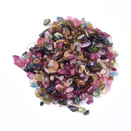 ARRICRAFT Natural Tourmaline Beads, Undrilled/No Hole, Chips, 3~10x2~3x1~2mm, about 100g/bag