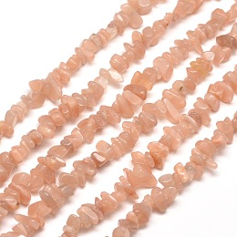 Arricraft Natural Sunstone Chip Bead Strands, 5~8x5~8mm, Hole: 1mm, about 31.5 inches