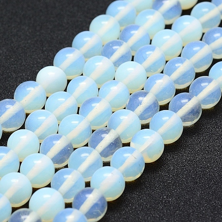 Arricraft Opalite Beads Strands, Round, 8mm, Hole: 1mm, about 48pcs/strand, 14.96 inches(38cm)