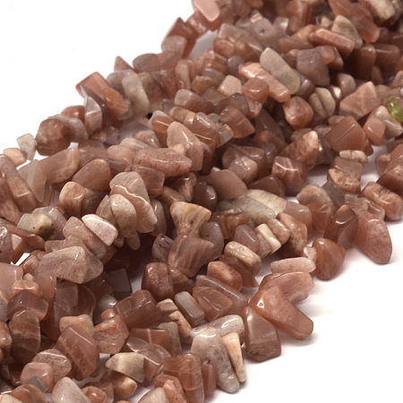 Arricraft Natural Sunstone Chip Bead Strands, 5~8x5~8mm, Hole: 1mm, about 31.5 inches