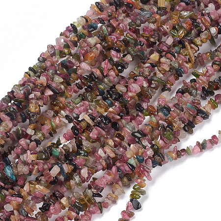 ARRICRAFT Natural Tourmaline Beads Strands, Chip, 3.5~11.5x3~4x1~4mm, Hole: 0.6mm, about 34.25 inches(87cm)