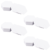 ARRICRAFT Paper Quilting Templates, English Paper Piecing, DIY Patchwork Sewing Crafts, Hexagon, White, 38x38x0.2mm; 100pcs/bag