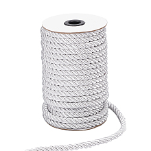 Nylon Thread, for Home Decorate, Upholstery, Curtain Tieback, Honor Cord, White, 8mm, 20m/roll