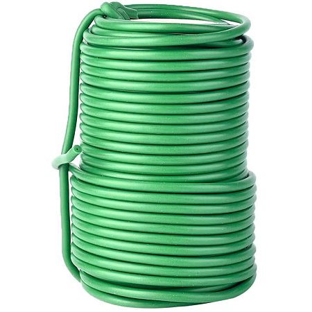 Reusable Garden Plant Twist Tie, Heavy Duty Soft Wire Tie, for Gardening, Home, Office, Green, 3.5mm; about 20m/roll