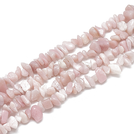 ARRICRAFT Natural Pink Opal Beads Strands, Chip, 5~11x3~9x1~9mm, Hole: 1mm, about 200~300pcs/strand, 33.8 inches