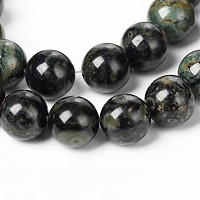Arricraft Natural Kambaba Jasper Beads Strands, Round, 6mm, Hole: 1mm, about 62pcs/strand, 15.5 inches