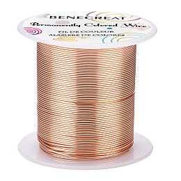 BENECREAT 18 Gauge Bare Copper Wire Solid Copper Wire for Jewelry Craft  Making, 33-Feet/11-Yard 