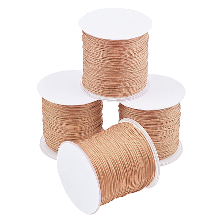 Nylon Threads, Wheat, 1mm; about 109.3yards/roll(100m/roll)