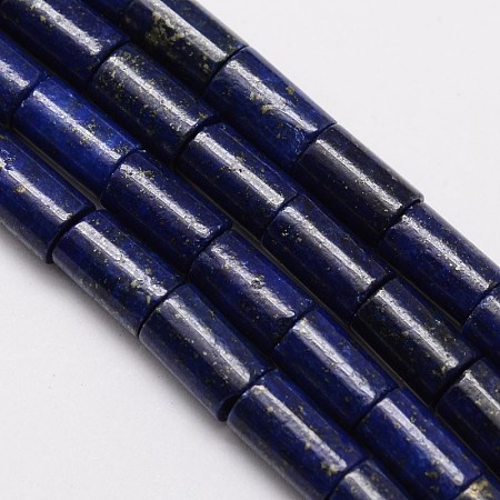 Arricraft Natural Lapis Lazuli Column Bead Strands, Dyed, 10x6mm, Hole: 1mm, about 38pcs/strand, 15.5 inches