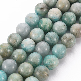 Arricraft Grade AAA Natural Amazonite Beads Strands, Round, 8mm, Hole: 1mm, about 47pcs/strand, 15.55 inches(39.5cm)