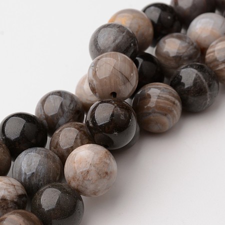 Arricraft Natural Quartz Round Beads Strands, 8mm, Hole: 1mm, about 48pcs/strand, 15.35 inches