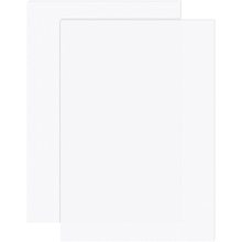 Silicone Single Side Board, with Adhesive Back, Rectangle, Floral White, 30x21x0.1cm