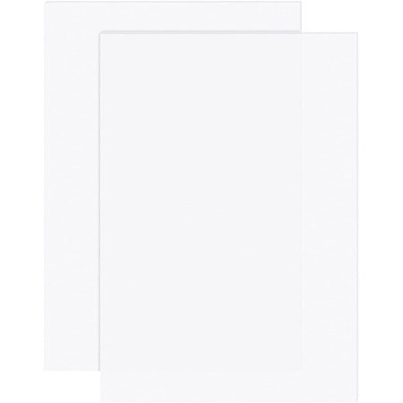 Silicone Single Side Board, with Adhesive Back, Rectangle, Floral White, 30x21x0.1cm