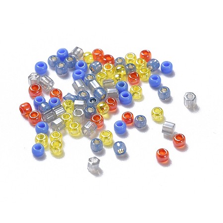 TOHO 11/0 Japanese Seed Beads, Mixed Shapes, Mixed Color, 2x1.5~2mm, Hole: 0.8mm