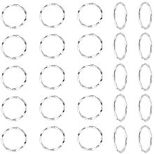 Unicraftale Tibetan Style Linking Rings, Circle Frames, Lead Free, Antique Silver, 22x1.5mm, 50pcs/box