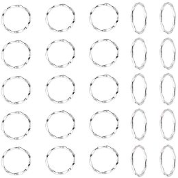 Unicraftale Tibetan Style Linking Rings, Circle Frames, Lead Free, Antique Silver, 22x1.5mm, 50pcs/box