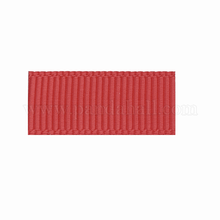 Honeyhandy High Dense Polyester Grosgrain Ribbons, Red, 1 inch(25.4mm), about 100yards/roll