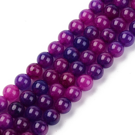 ARRICRAFT Natural Sugilite Beads Strands, Dyed & Heated, Round, 8mm, Hole: 1mm, about 46~47pcs/strand, 14.96 inches(38cm)