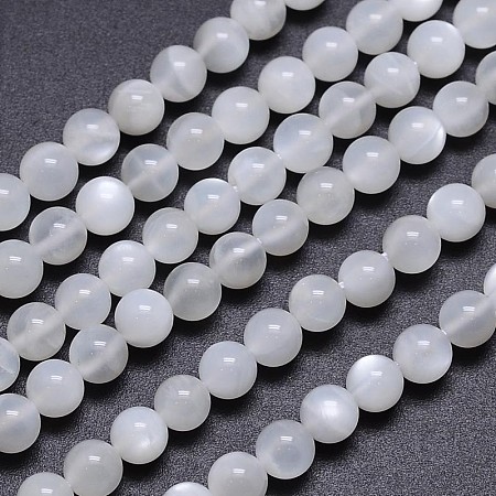 ARRICRAFT Natural Moonstone Round Bead Strands, Grade AA, 5mm, Hole: 1mm, about 74pcs/strand, 15.5 inches