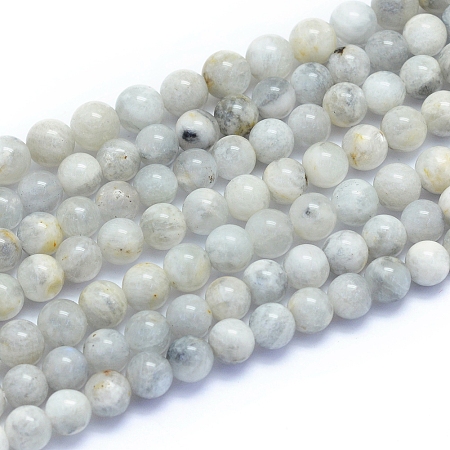 ARRICRAFT Natural Moonstone Beads Strands, Round, 6mm, Hole: 0.6mm, about 69pcs/strand, 15.75 inches(40cm)