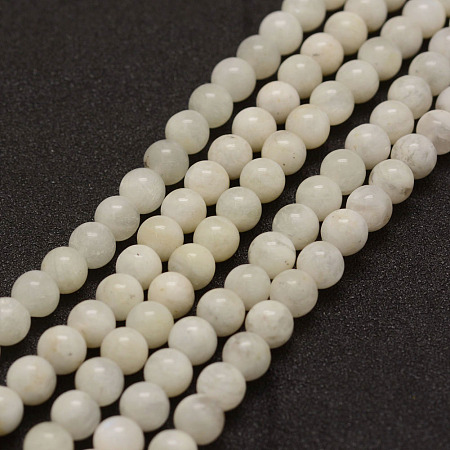ARRICRAFT Natural Moonstone Bead Strands, Grade AB, Round, 10mm, Hole: 1mm, about 39pcs/strand, 15.3 inches(39cm)