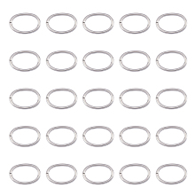 Unicraftale 304 Stainless Steel Jump Rings, Close but Unsoldered Jump Rings, Oval, Stainless Steel Color, 16 Gauge, 13x9x1.2mm, Inner Diameter: 10.5x6.5mm