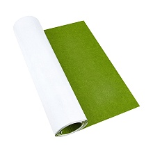 BENECREAT 15.5 x 78.5" Green Back Adhesive Felt Sheets Fabric Sticky Sheets Light Green Fabric Peel Stick for DIY Costume Making and Jewelry Box