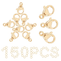 Wholesale DICOSMETIC 200pcs 20mm Golden and Stainless Steel Color