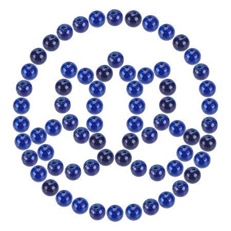 SUNNYCLUE DIY Stretch Bracelets Making Kits, include Natural Lapis Lazuli Round Beads, Elastic Crystal Thread, Beads: 4~4.5mm, Hole: 0.8~1mm; 400pcs/box